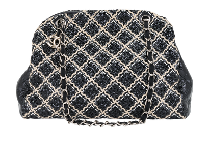 Just Mademoiselle Bowling Bag, &pound;1,900, Handbags, Black, Patent Leather, Front view